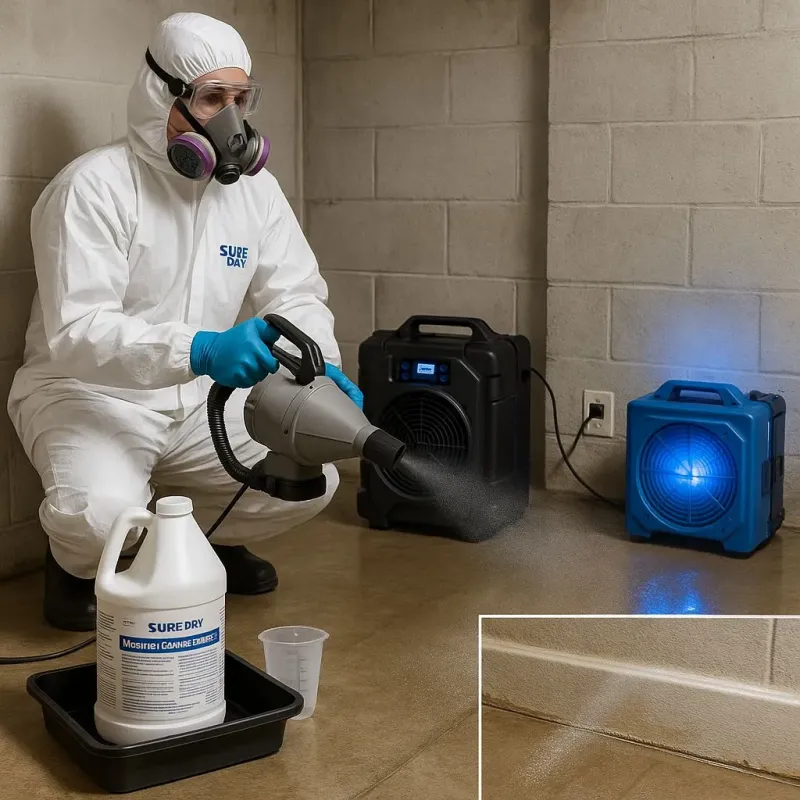 Sanitization and Odor Removal process in Orono, ME